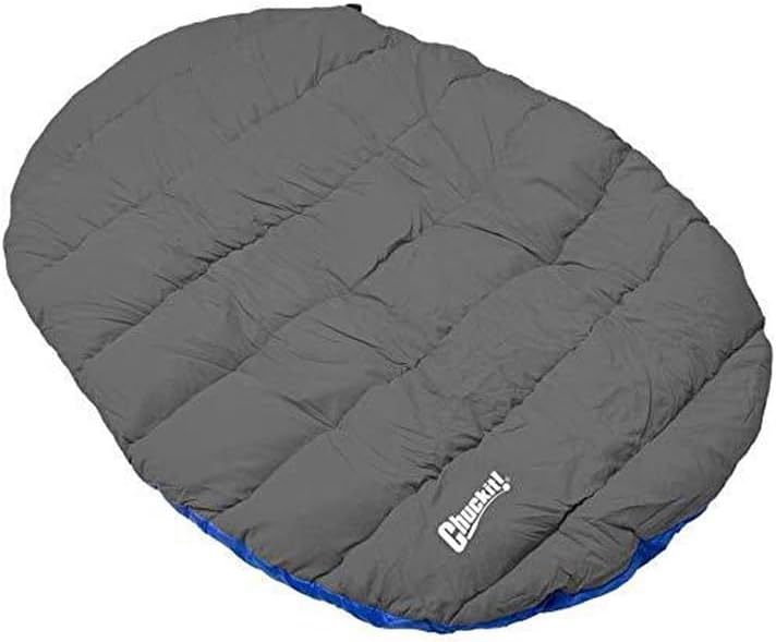 Packable Travel Dog Bed with Bag — Grey, 39 by 30 inches — selected option
