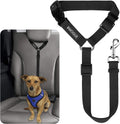 Headrest Car Tether — Black, Non-Elastic — selected option