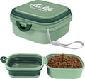 Two-in-One Travel Feeding Container — Green — selected option