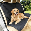 Rear Bench Seat Cover with Four Belt Openings — Black — selected option