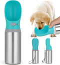 Stainless Steel Travel Water Bottle — Blue, 14 oz — selected option