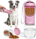 Water Bottle and Food Container — Pink, 12 oz — selected option