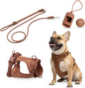 Harness, Convertible Leash and Bag-Holder Set — Cocoa, M — selected option